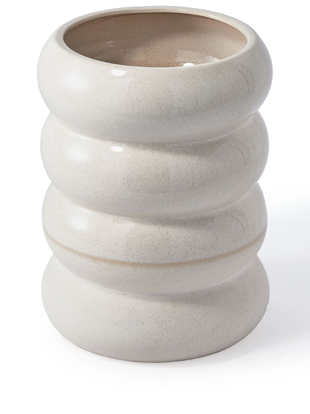 Chubby ceramic plant pot