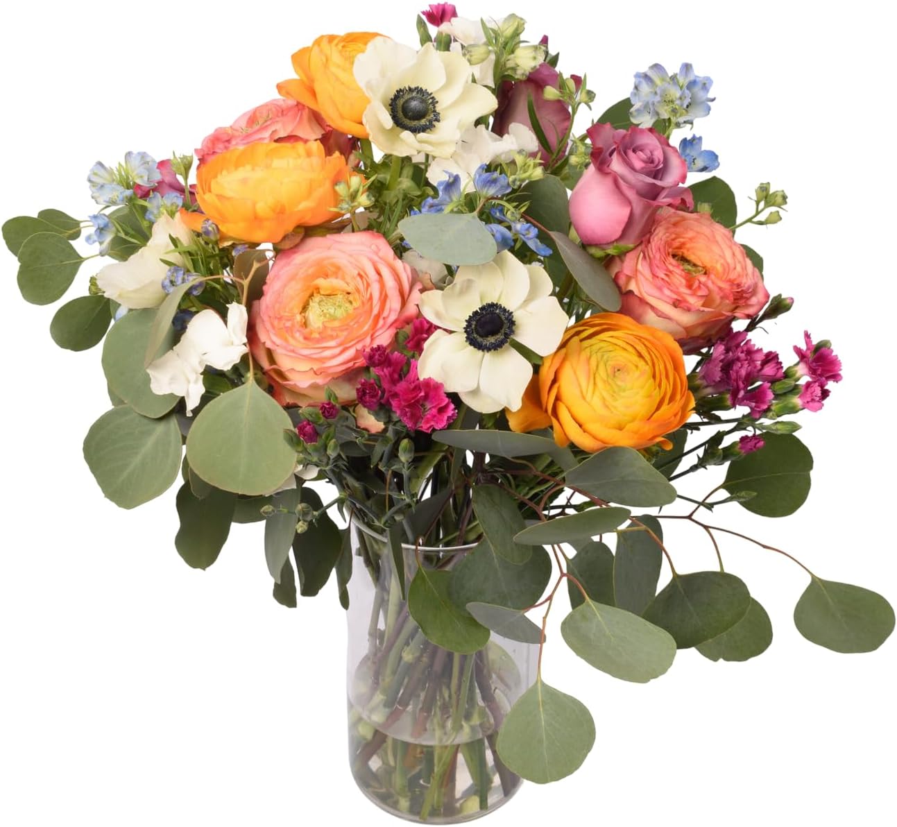 Epicflowers, The Sweetheart Bouquet, Fresh Flower Bouquet, Mix of premium flowers, 27 stems, Gift Fresh Flowers for Birthday, Anniversary,Sympathy, Congratulations, Thank You, Just Because.