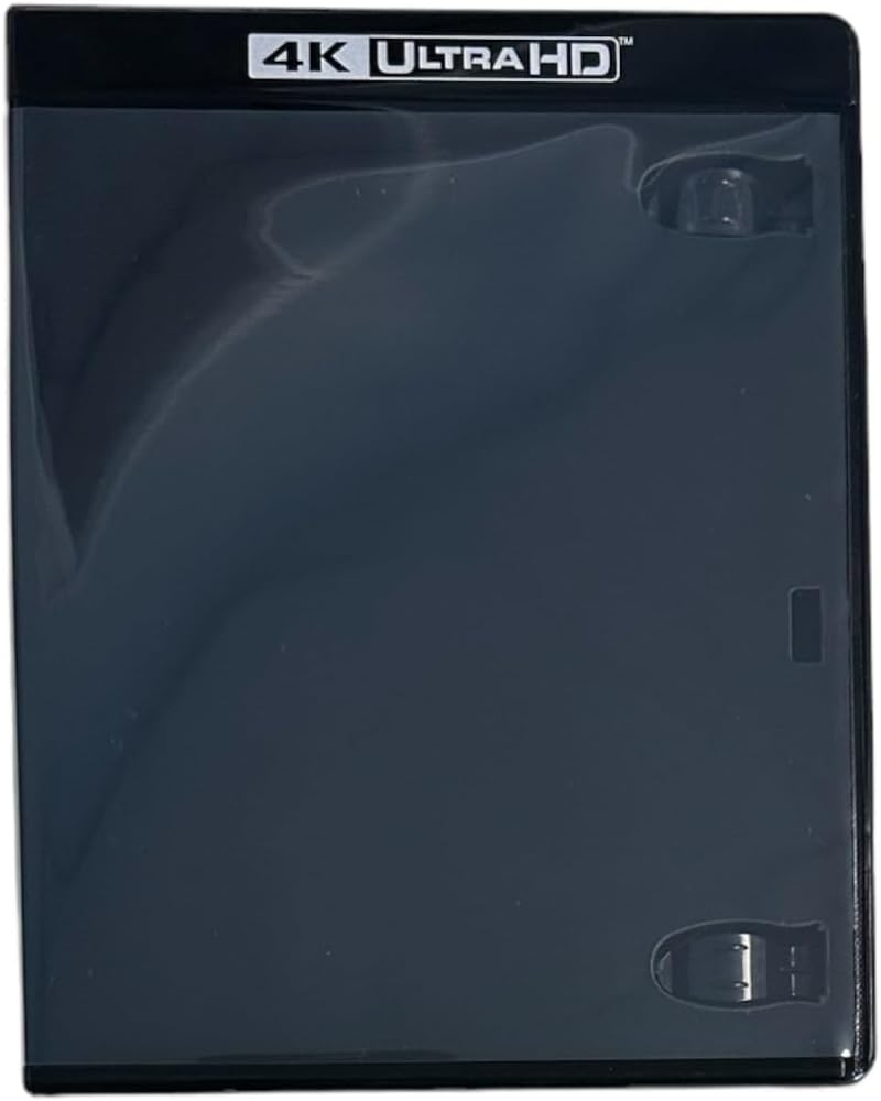 Premium MediaPack4All (W/ 4K UHD) Black 12.5mm Single Blu-Ray Case (1-Disc Capacity), for CD/DVD Storage, Single Capacity (5)
