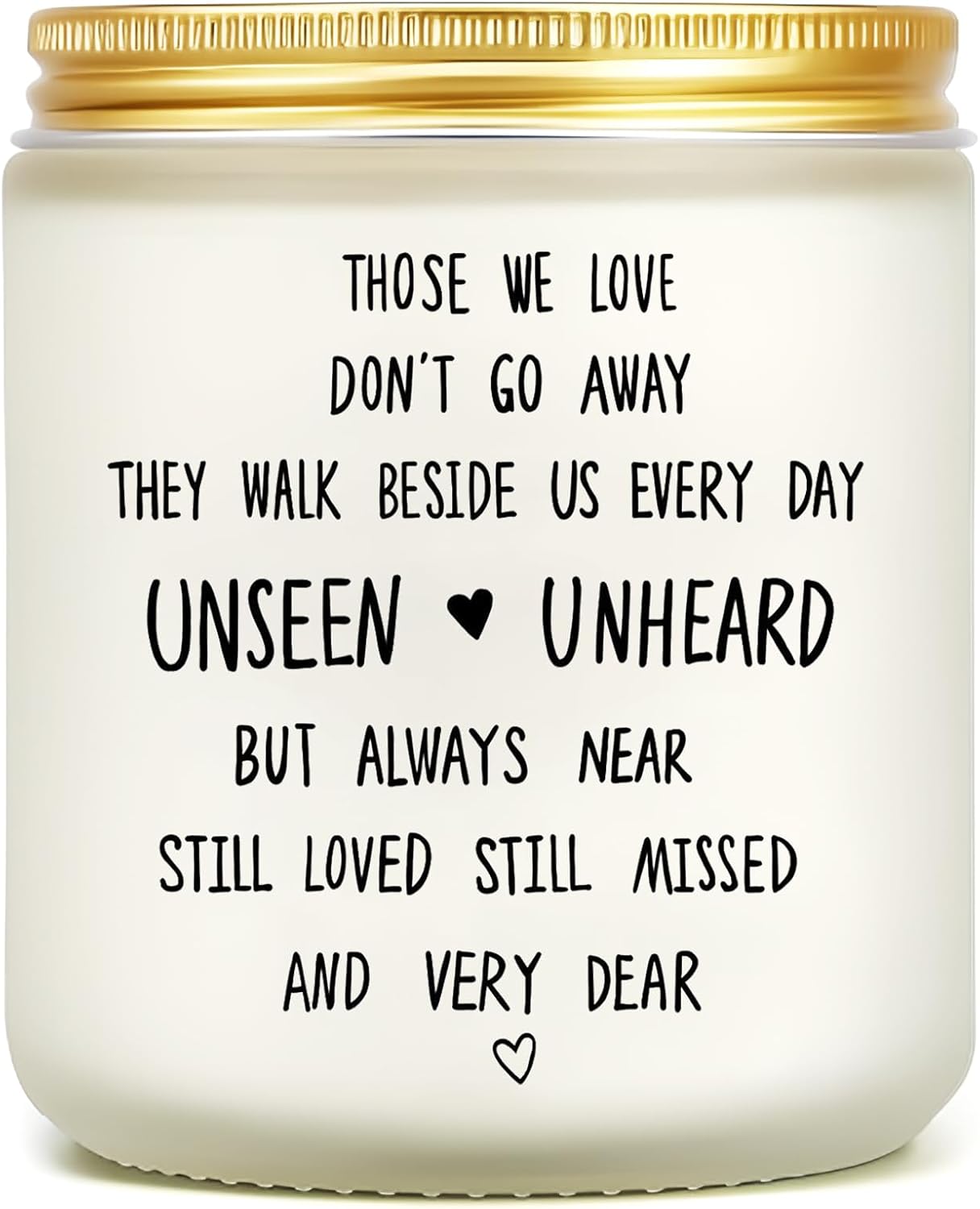 Sympathy Gifts Memorial Gifts for Loss of Loved, Unique Memorial Bereavement Gifts Memorial Gift, Lavender Scented Candle, Thinking of You, Get Well Soon, Comfort Condolences Candle