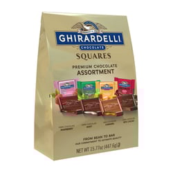 GHIRARDELLI Premium Chocolate Assortment Candy SQUARES - 15.77oz