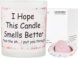 Gifts for Mom - Funny Birthday Gifts for Mom, Handmade Lavender Vanilla Soy Candle for Mom, Christmas Gift for Mom, Funny Cute Mom Birthday Gift Idea from Daughter Son (10oz) StyleE