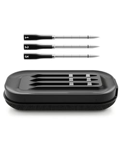 Chefman Smart Wireless Meat Thermometer, Unlimited Range - 3 Probe with Hub