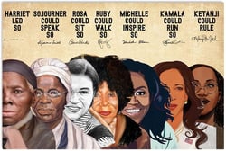 Iconic Black Women Black Women in History 500 Piece Jigsaw Puzzle for Adults Families Kids Toys Gift Feminist Poster Feminist Wall Art Feminist Feminist Art Feminist Gifts