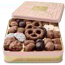 Chocolate Gift Basket for Women | Candy Gift Box for Woman | Gift Set for Easter, Holidays, Her, Mom, Wife, Girlfriend, Lover, Anniversary, Romantic | Bonnie and Pop