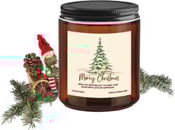 Valentines Day Gifts for Her Personalized Custom Candle, 9 Oz Amber Jars Soy Candles Handcrafted Customized Scented Lavender Vanilla Rose Sandalwood Sage Bridal Shower Candles Bride to Be Gifts rose