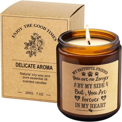 Lavender Scented Candles Dog Memorial Candle Gifts Pet Bereavement Present Sympathy Gift Ideas for Dogs Lovers Friends Familes 110candle-pet