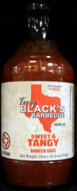 Terry Black's Barbecue Sauce, Sweet & Tangy 18 Oz (Pack of 2)