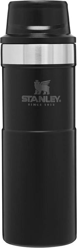 STANLEY Classic Trigger-Action Travel Mug | 16 OZ Matte Black 16 Oz